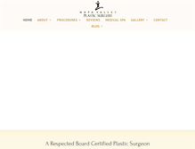 Tablet Screenshot of napavalleyplasticsurgeons.com